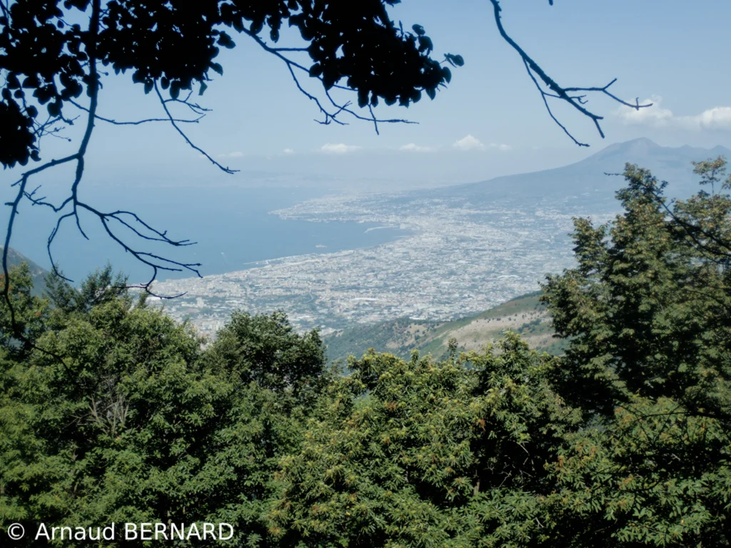 Vers le Vésuve et Naples