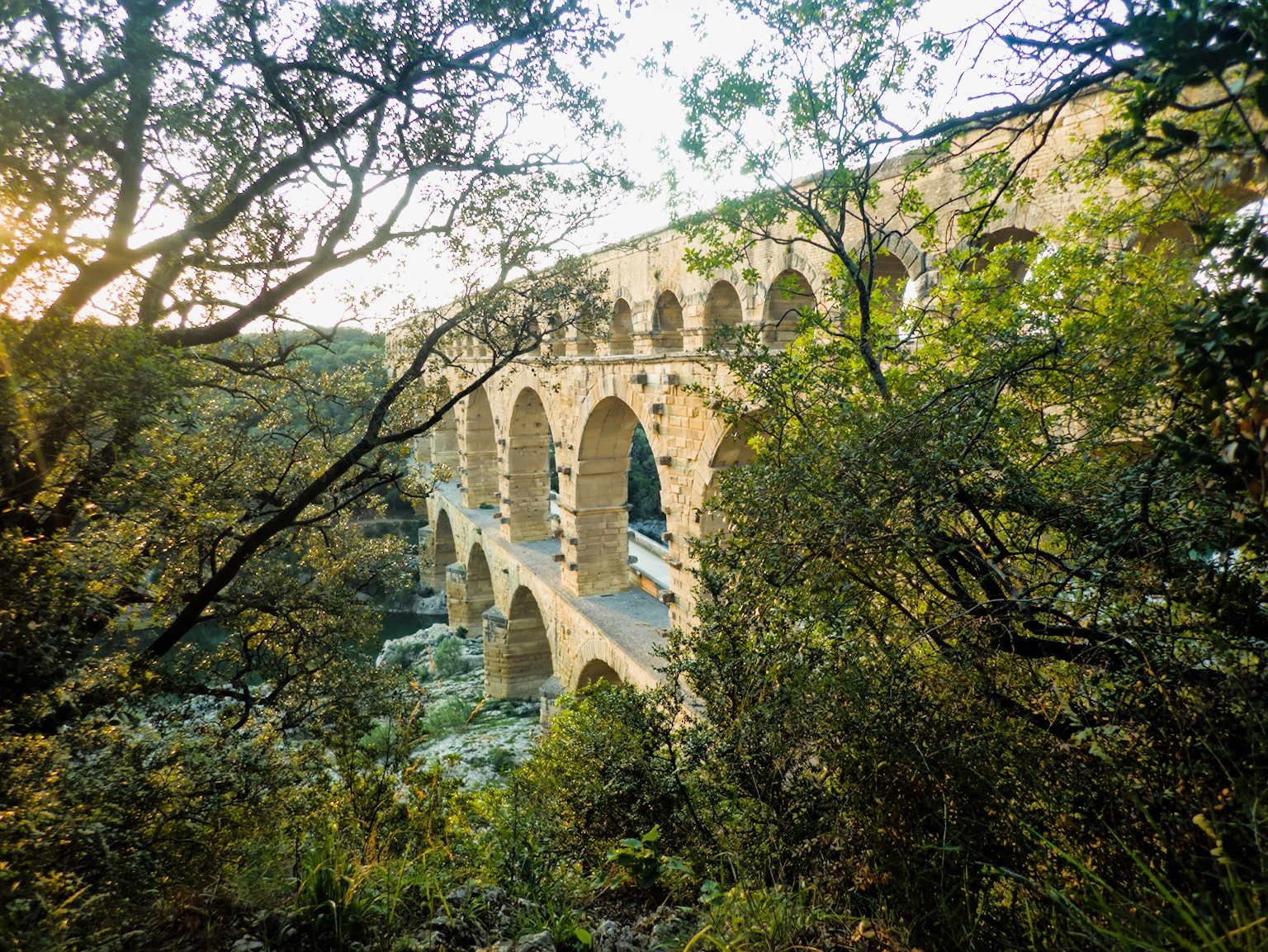 Randonnée du Pont du Gard à Avignon